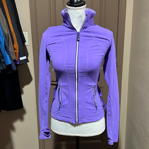 lululemon athletica Jackets & Blazers - Lululemo purple ruffle yogi dance jacket